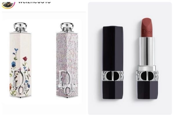Diorのリップについて質問です。 9月発売のリップケースを購入しようと思っているのですが、写真右側のリップはこの新しいケースには入りませんよね？ また、こういう新作の物は発売日の翌日に店舗に行っても売り切れてしまうのでしょうか？ 公式サイトから予約出来るのでしょうか？ 教えていただけると幸いです。