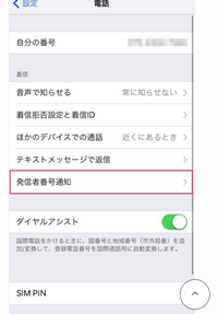 Iphoneseをつかっています なぜか非通知設定になっているようです 発信者 Yahoo 知恵袋