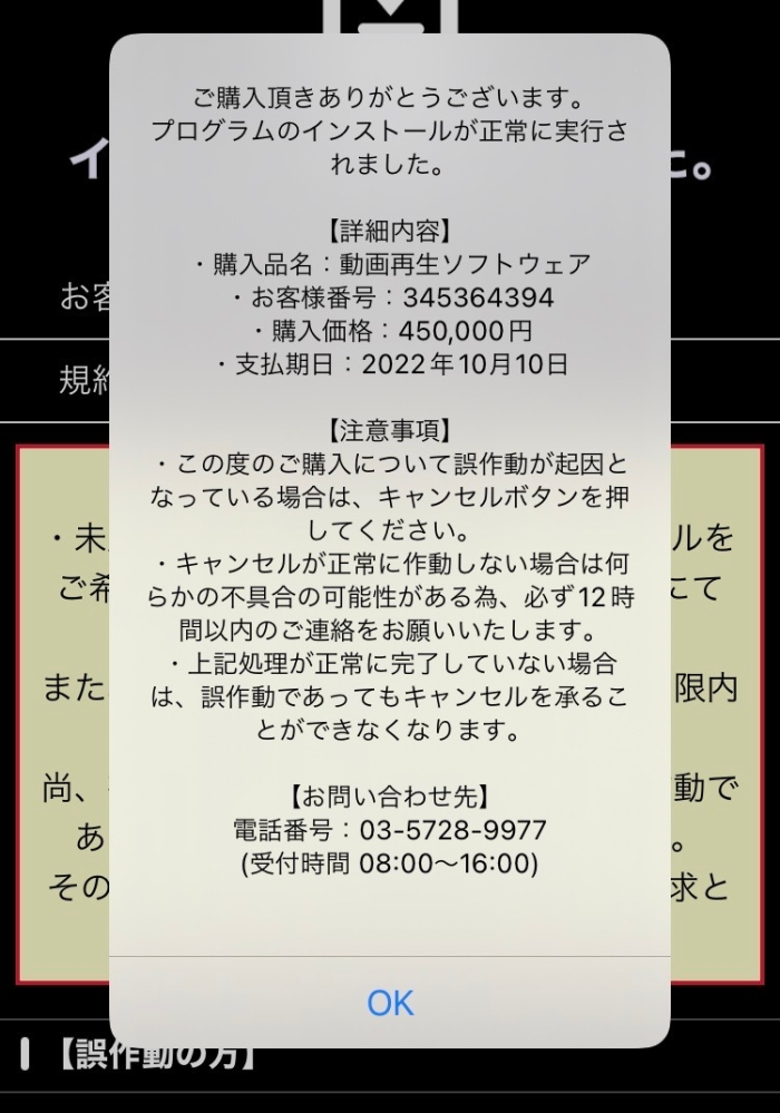 えっちなサイトにとんでしまい、下の写真の表示がで出てきました。18歳