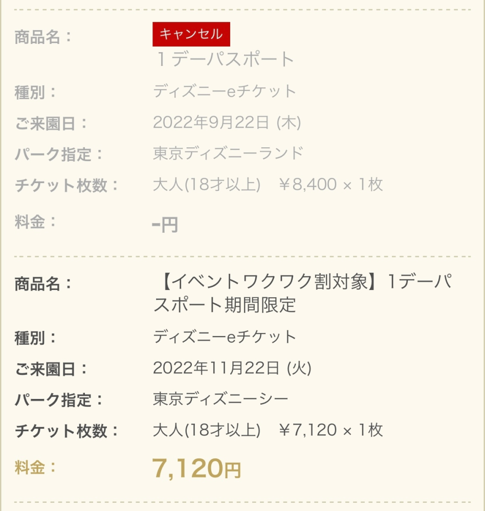 4月1日(金)ディズニーランド ワンデーパスポート eチケット 大人 枚数