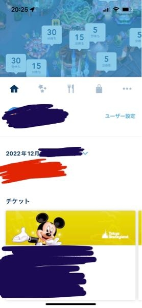 ディズニーリゾートアプリ チケットの非表示ディズニーリゾートアプリの Yahoo 知恵袋