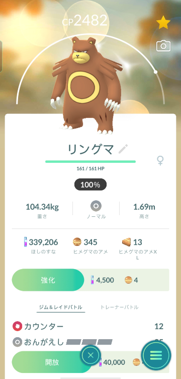 ポケモンgo リングマのおんがえしは残すべきですか いらないで Yahoo 知恵袋