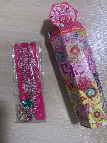 セボンスターを買ってこれが出ました！ダブル宝石というやつと形