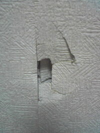 アパートの壁に穴を開けてしまいました 隣の部屋がうるさかったので 壁を殴ったら穴 教えて 住まいの先生 Yahoo 不動産