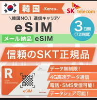 韓国に旅行をするためにesimをネットで購入しました 説明書に出 Yahoo 知恵袋