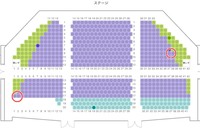 劇団四季の座席について。ライオンキングを観劇予定です。s1の座席、1