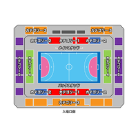 豊田合成記念体育館エントリオにハンドボール観戦に行きます。チケットを購入したいのですが見やすい席はどこですか。カテゴリー1と2以外でお願いします。 
