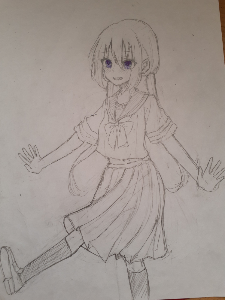 イラストを書いたのですが、なんだか違和感。どうしたらいいかご回答