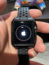 AppleWatchがこの画面から動かないのですがどのような状態なのでしょう 