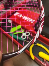 バドミントンガット張りについてアストロクス88Dエックスボルト