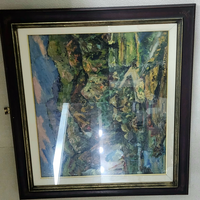 昔から家にあります絵画です。