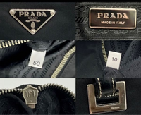 PRADAの商品なのですが、この白タグは偽物でしょうか、？ロゴのRの... - Yahoo!知恵袋