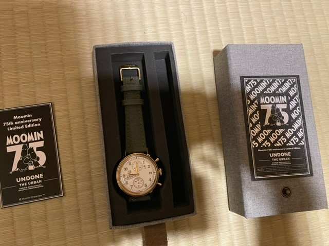 2020年限定販売UNDONEムーミン75周年スナフキンの電池交換を自分でした