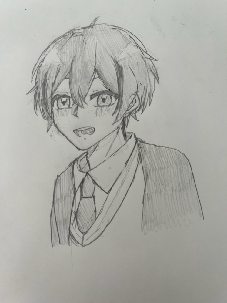 中学二年生です。私は絵を描いていて、将来漫画家兼イラストレー