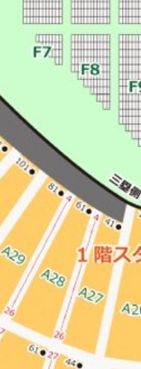 ENHYPENの東京ドーム公演に行くのですがA27ブロックは前の方座