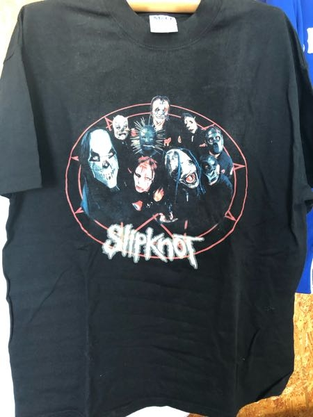 20年前にアメリカで買ったスリップノットのtシャツが出てきました！今