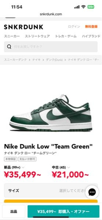 NIKEのスニーカーについて。レトロチームグリーンは、そこまで履いて