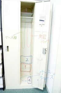 看護大学のロッカーが細長すぎます教科書ばか多いので困っています今は写真の番号の書... - 教えて！住まいの先生 - Yahoo!不動産