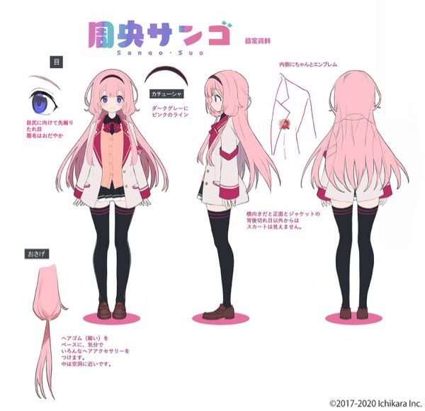 ウィッグセットについてです。にじさんじの周央サンゴさんのウィッグを