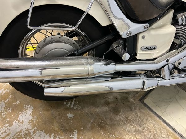 YAMAHAのドラッグスター400クラシックに乗ってるんですが、この純正