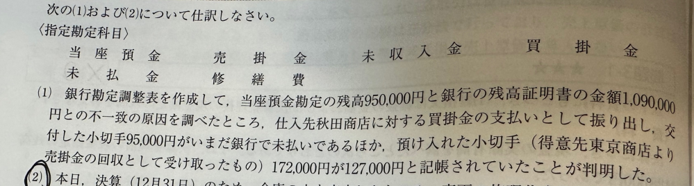 日商簿記三級の問題の質問です。 - 事務用の物品をネット通販で購入し