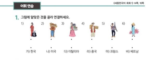 韓国語の宿題なんですが 自分がバカすぎてこの絵がどの国を表しているのかわかりません> <(中国と韓国は分かりました) どなたか教えてください~（ ; ; ）（ ; ; ）