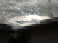 画像の雲は彩雲に入るでしょうか？