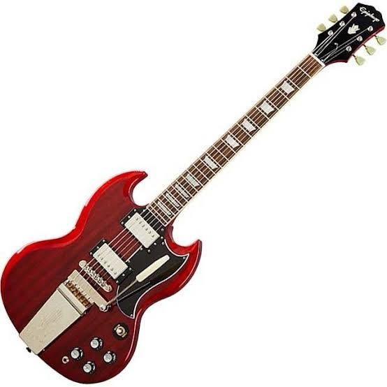 ギターについての質問です 私は今Ibanezのセミアコを使っているのですが そろそろ新しいギターも欲しくなってEPIPHONEのsg買おうかなーって思っているんですけど今使っている セミアコのネックの幅が下の方に行くにつれて太くなってて弾きづらいなーって思ってたのですが、sgって テレキャスと違ってネック太かったりしますか？ 写真と名前記載しておきます EPIPHONE SG Standard 60s Maestro Vibrola よろしくお願いいたします
