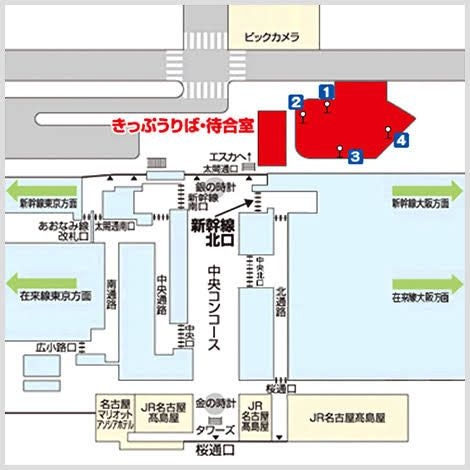 夜行バスで乗る場所が名古屋駅(新幹線口)と書いてあるのですが、それはここで良いんでしょうか。名古屋は初めてなので良く分からなくて、、、