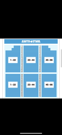 cdjの前方エリア抽選、第5希望すべて落選しました。下の写真から、EARTH STAGEの前方エリアは41列あって、外れた人は42列から後ろで見るということですか？ 大本命のアーティストがいるので、前方エリアは外れてしまいましたが良い場所で楽しみたいです。本命アーティストの出演よりも早めに行って場所を確保しておけば、前方エリアうらあたりで見れますかね？