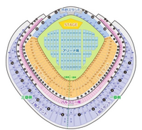 東京ドームの21ゲート18通路B17ブロック1塁側1階41列161番ってどこで... - Yahoo!知恵袋