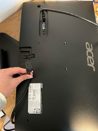 acer VG240Y 24インチ モニター 本体電源コード - メルカリ