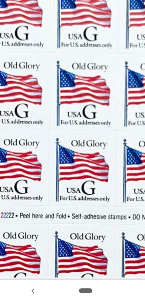 25gもしくは50gのエアメールをアメリカから日本に送る際、この切手を何枚貼れば良いですか？