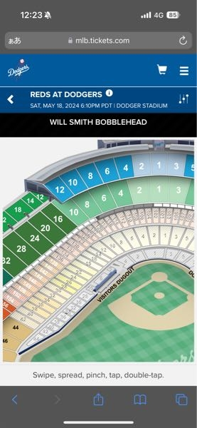 ドジャーススタジアム チケットの販売について教えて下さい。 5月の試合で、席番号100〜154 ロッジ席？と呼ばれる席が斜線を引かれており選択できません。 この席は一般には買えないのでしょうか。