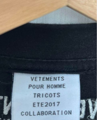 ♦VETEMENTS♦SALE！【海外正規品】真贋鑑定・検収 ♢VETEMENTS♢SALE！【海外正規品】真贋鑑定・検収