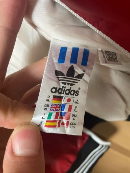 adidasoriginals80sのタグについてです。万国旗 - Yahoo!知恵袋