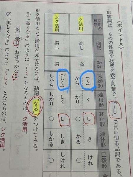 古文形容詞の基本｜ク活用・シク活用・本活用・補助活用 | 合格