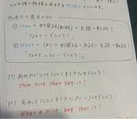 英語の感嘆文です。

Howの場合とWhatの場合では、例文のthatとbagの位置が違いますが、どちらも同じだったら意味は変わりますか？

なぜ位置が変わるのかが分かりません、、 