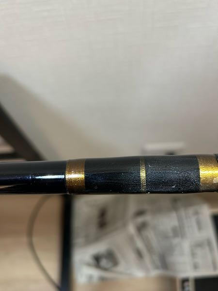 ロッドビルディングにてスレッドのダブルラッピング下巻きのエポキシ