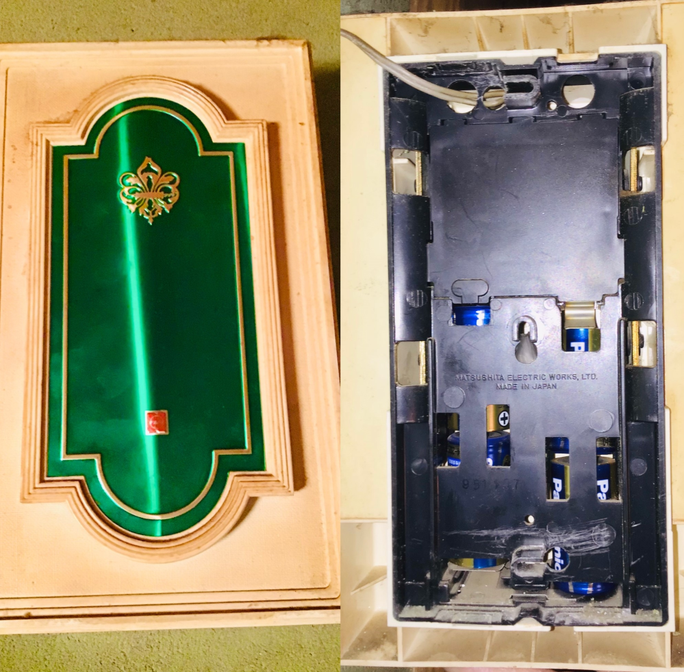 インターホンの電池交換が出来ません！祖母に頼まれ、祖母の家の 