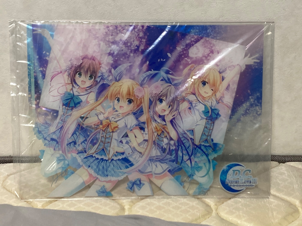 アクリルパネルについて質問です。先日キャラクターのA3サイズのアクリ