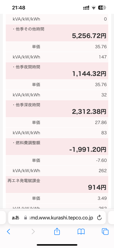 東京電力 スマートライフプラン 夜間 深夜 人気 その他