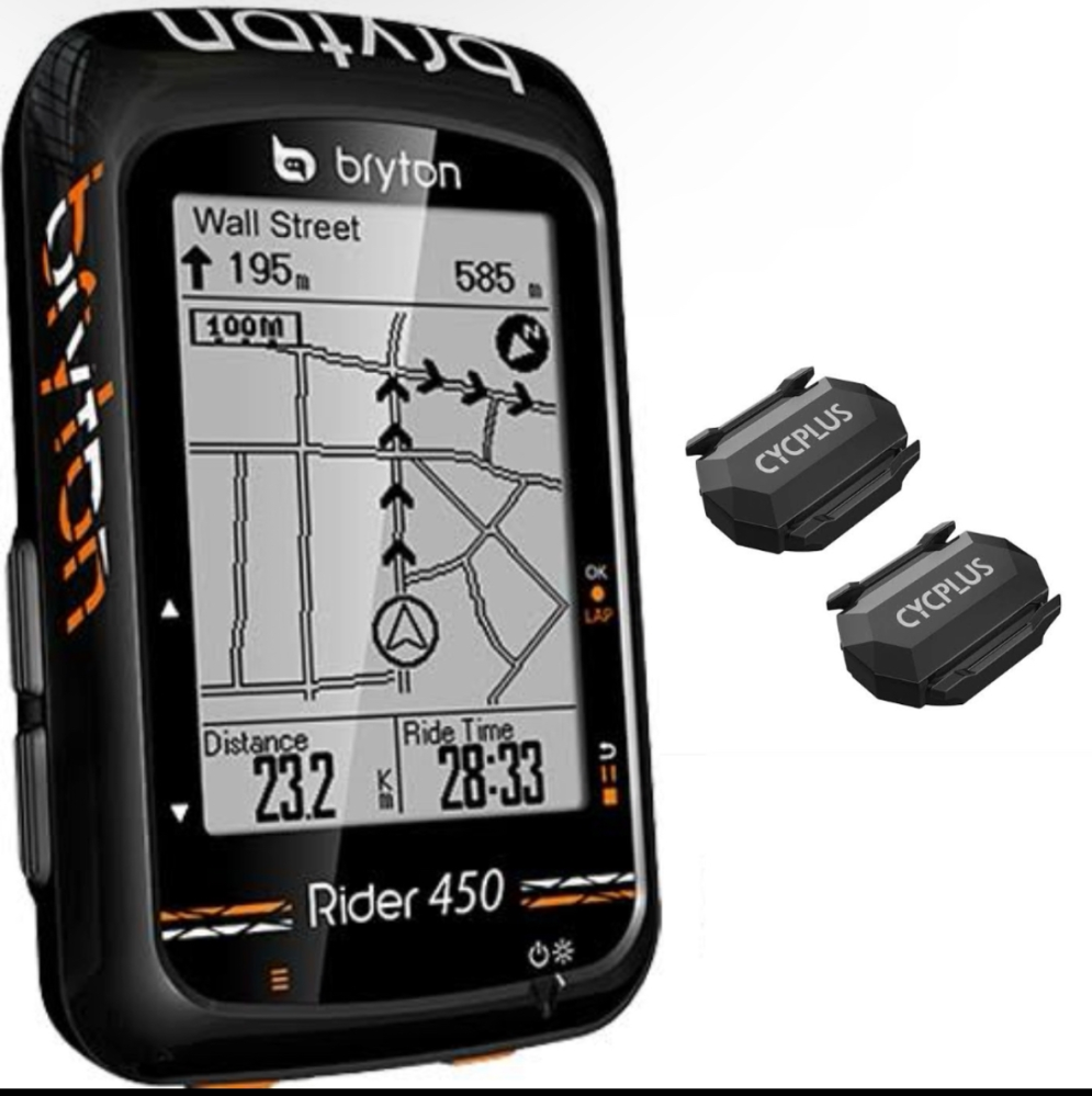 brytonRider450のサイクルコンピュータとCYCPLUSC - Yahoo!知恵袋