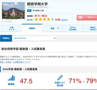 関西学院大学は偏差値40台の私文ですが、これからも「関関同立」の括りに残れます... - Yahoo!知恵袋