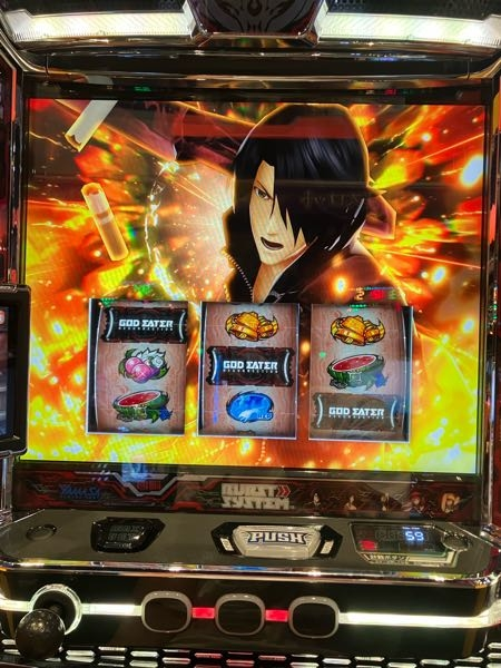 スマスロゴッドイーターを打っていたら通常時に急に下パネが消えて