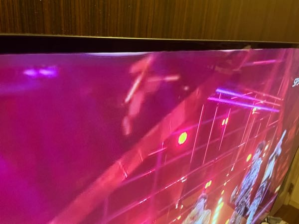 SONYのBRAVIAなんですが、今日画面に線のようなのが出て消えないので詳