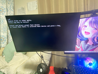 自作ゲーミングPCについてですつい先程PCをつけた時に下の写真のような表記が出... - Yahoo!知恵袋