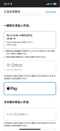 オリコでiPhone購入しようとしたら、そもそも選択すらできないのですが、なぜでしょうか？ 