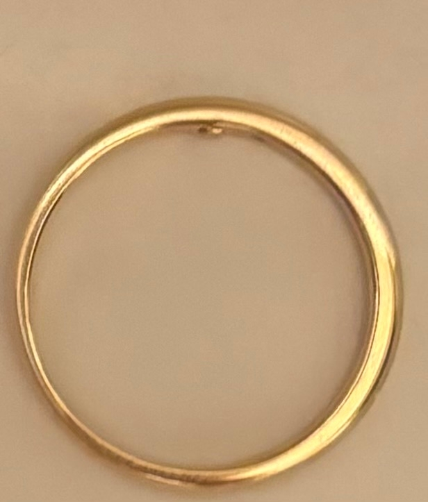 K10のホワイトゴールドのリングを結婚指輪として使おうと思っています 