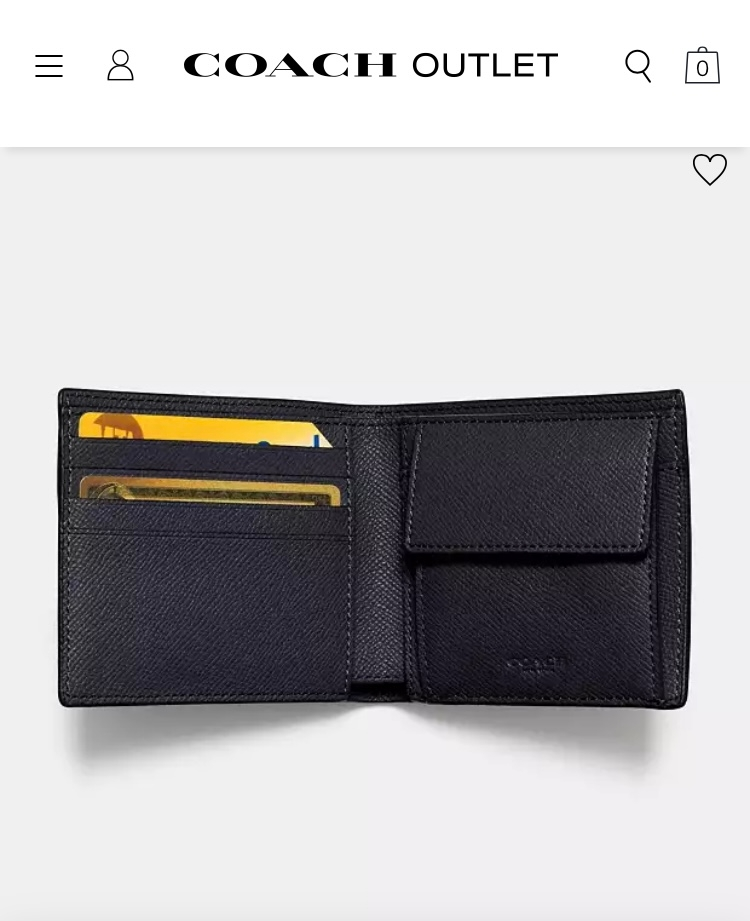 COACHの財布について質問です。こちらはアウトレット用の財布でクロス 